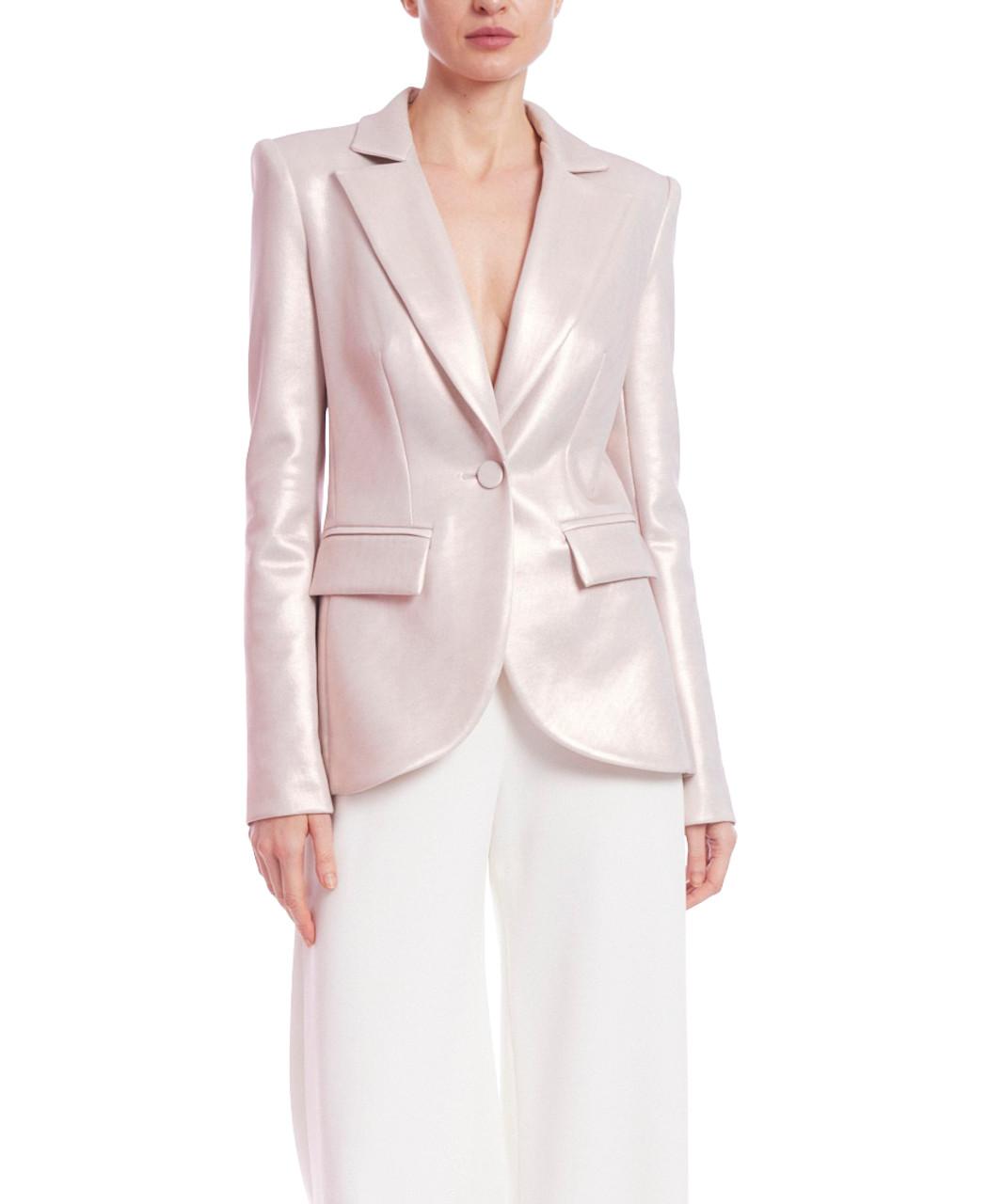 Foiled Scuba Blazer by BADGLEY MISCHKA
