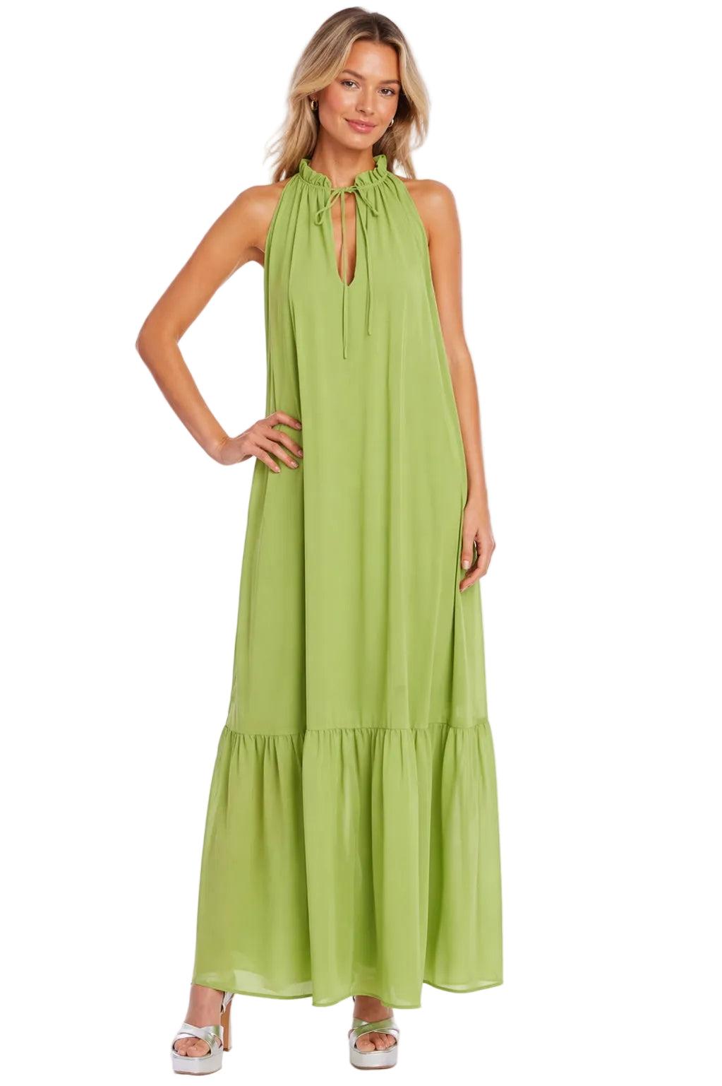 Georgette Trapeze Maxi Dress by BADGLEY MISCHKA