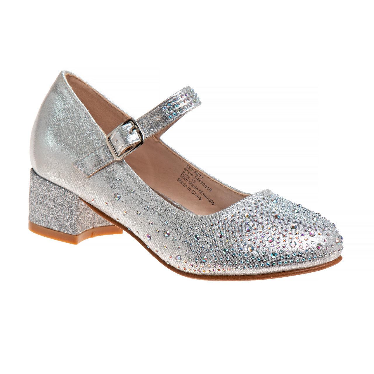 Girls' Buckled Block Heel Dress Shoes by BADGLEY MISCHKA