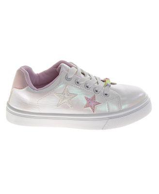 Girls' Glitter Stars Lace-Up Sneakers - Toddler by BADGLEY MISCHKA