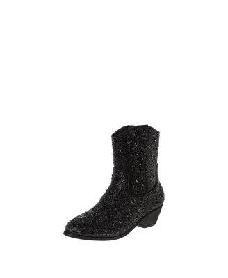 Girls' Glittery Rhinestones Dress Boots - Little Kid by BADGLEY MISCHKA