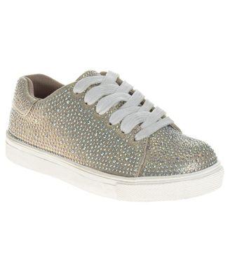 Girls' Glitzy Sparkly Rhinestones Sneakers - Toddler by BADGLEY MISCHKA