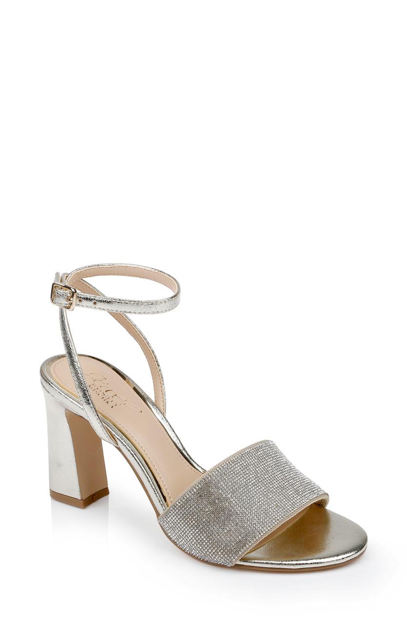Hattie Block Heel Sandal with Ankle Strap by BADGLEY MISCHKA Hattie Block Heel Sandal with Ankle Strap by BADGLEY MISCHKA