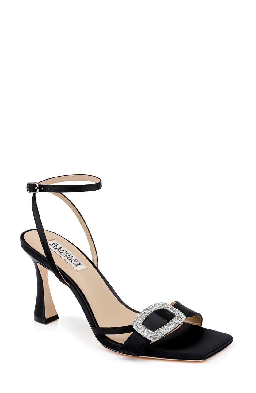 Judith Heeled Square Toe Sandals by BADGLEY MISCHKA Judith Heeled Square Toe Sandals by BADGLEY MISCHKA