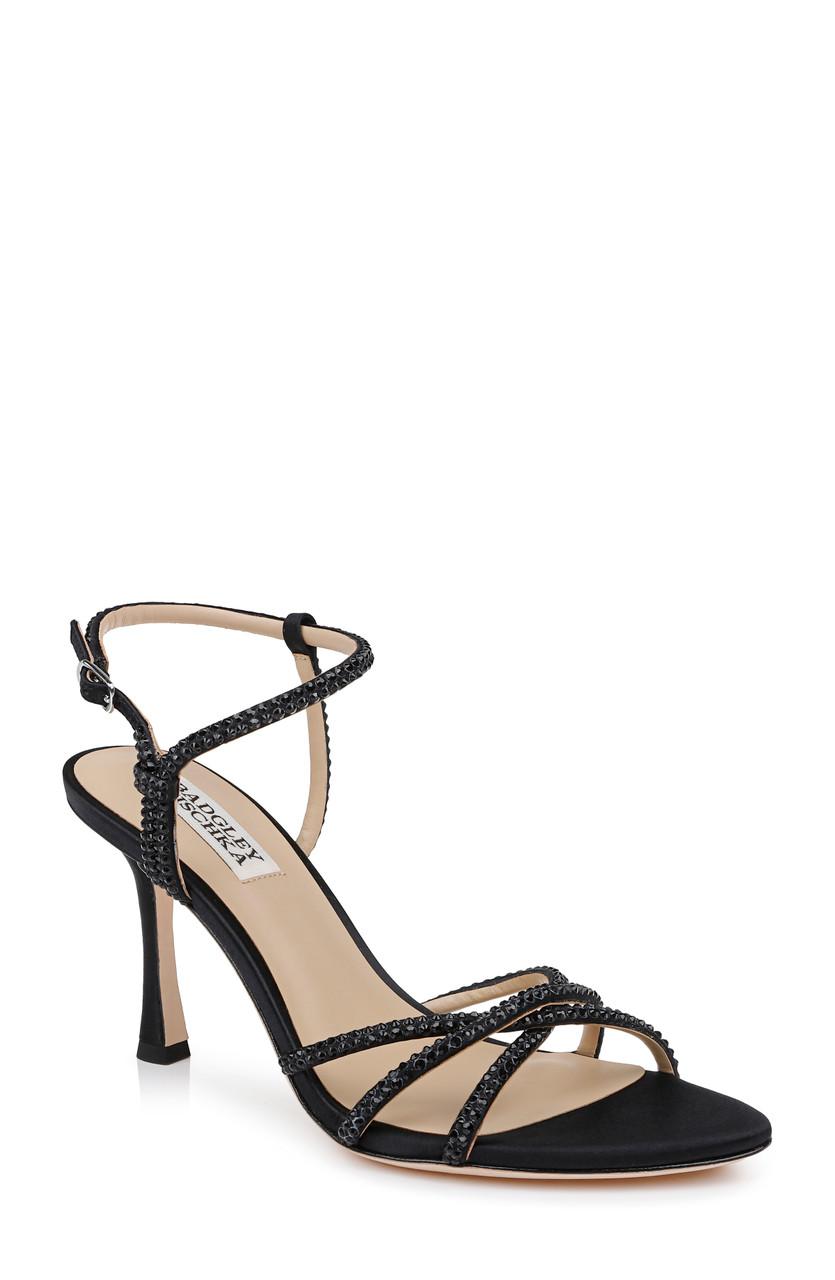 Julietta Satin Stiletto Sandals by BADGLEY MISCHKA