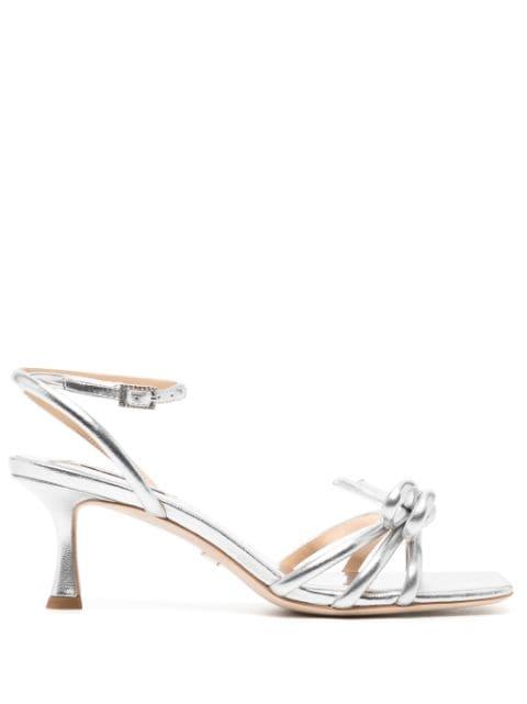 Loyalty 60mm leather sandals by BADGLEY MISCHKA