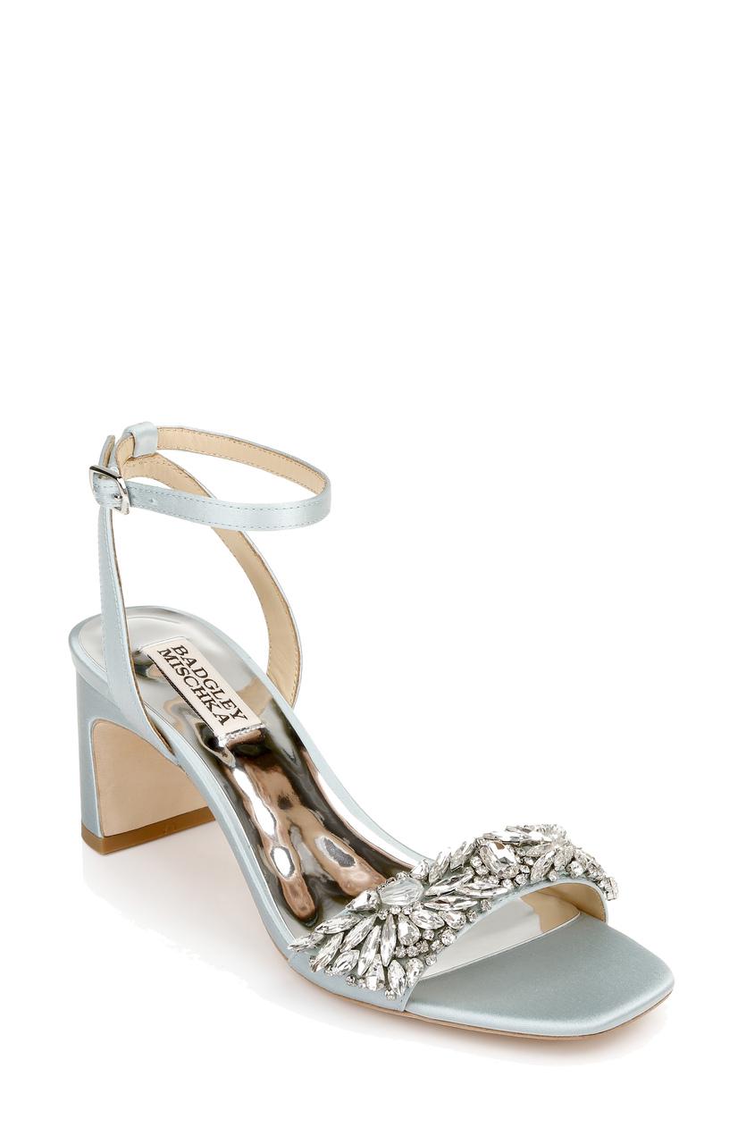 Marsha Satin Rhinestone Heel by BADGLEY MISCHKA