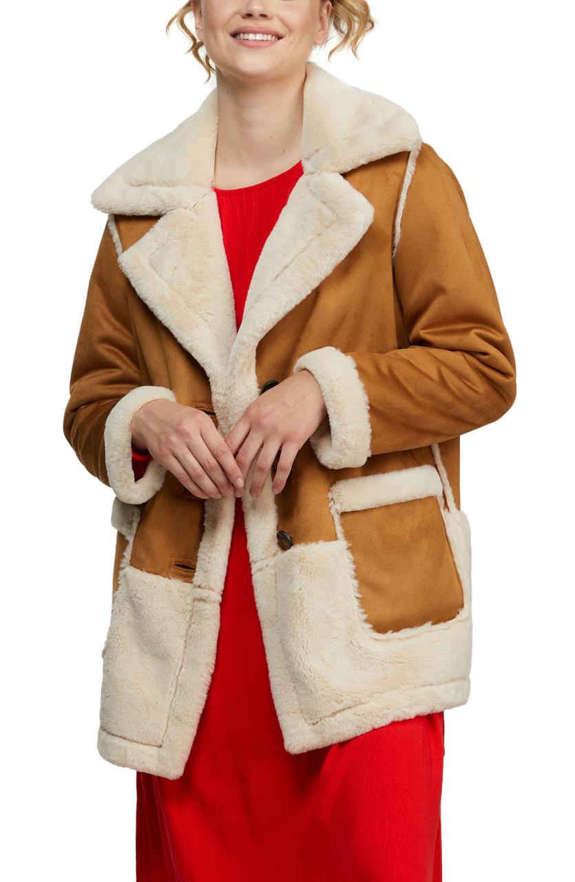 Peace Reversible Faux Shearling Jacket by BADGLEY MISCHKA Peace Reversible Faux Shearling Jacket by BADGLEY MISCHKA