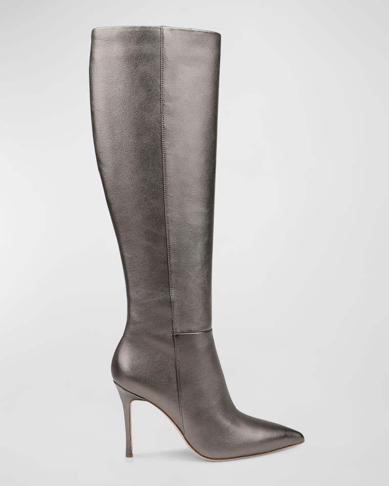 Runway Stiletto Knee Boots by BADGLEY MISCHKA