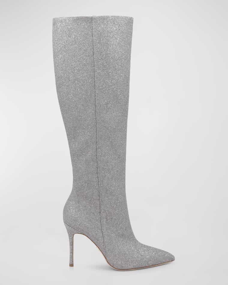 Runway Stiletto Knee Boots by BADGLEY MISCHKA