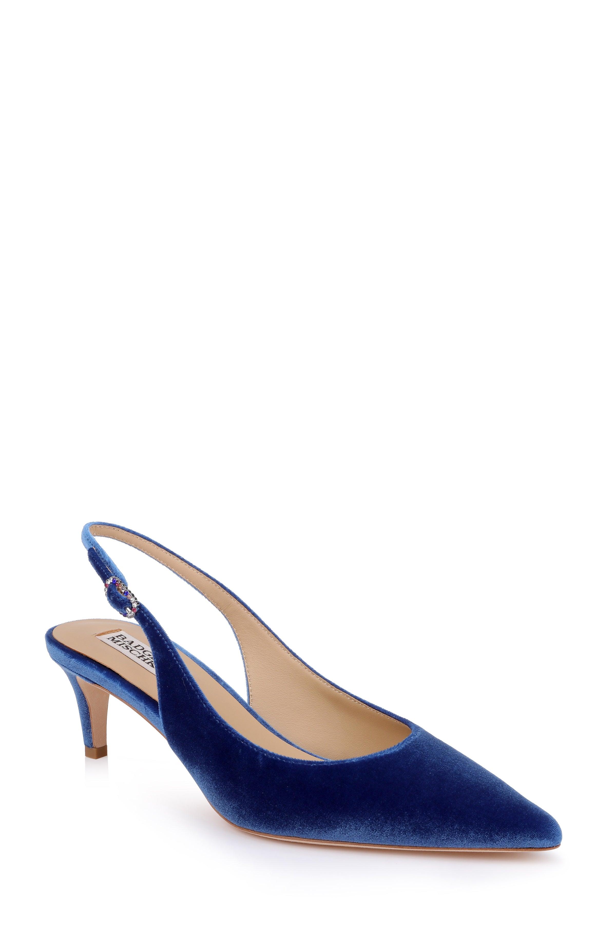 Ruthie Pointed Toe Slingback Pumps by BADGLEY MISCHKA