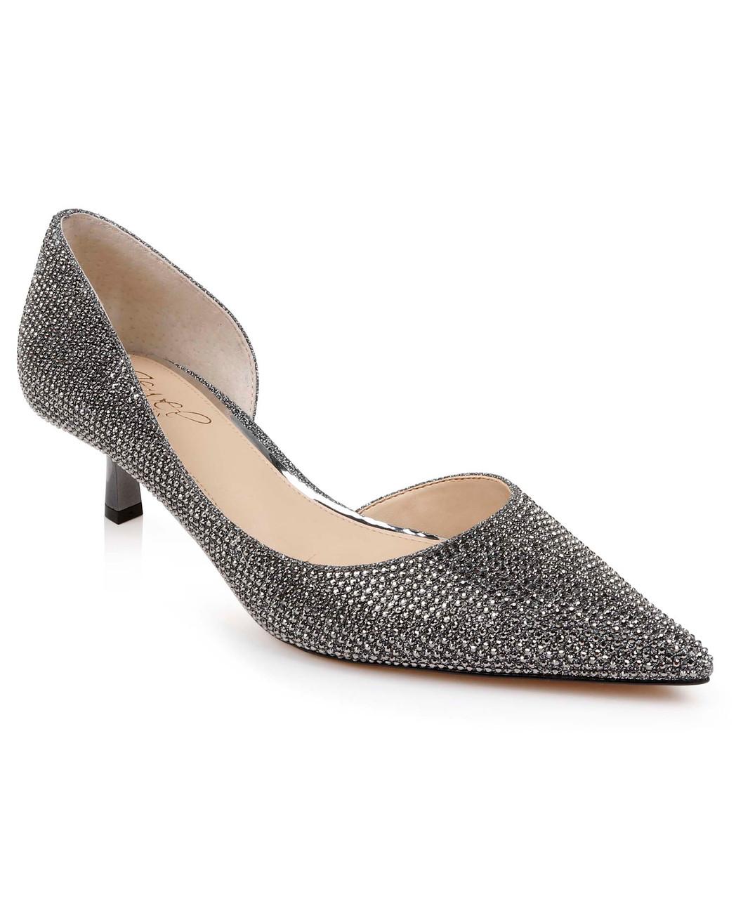 Teegan Pointed Toe Kitten Heel Pumps by BADGLEY MISCHKA
