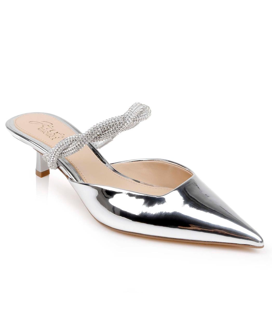 Tiffani Kitten Heel Mules by BADGLEY MISCHKA