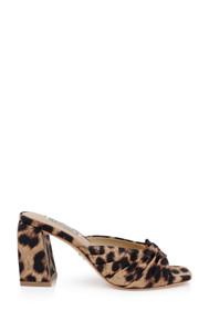 Vayla Ruched Block Heel Mule Sandal by BADGLEY MISCHKA Vayla Ruched Block Heel Mule Sandal by BADGLEY MISCHKA