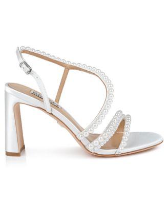 Women's Amora "Imitation Pearl" Sandal by BADGLEY MISCHKA