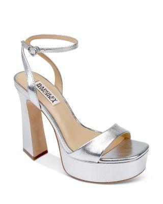 Women's Caia Square Toe High Heel Platform Sandals by BADGLEY MISCHKA