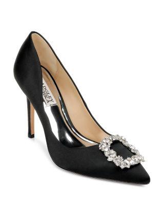 Women's Cher Crystal Buckle Pumps by BADGLEY MISCHKA