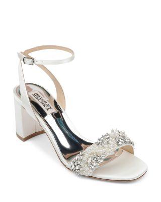 Women's Clara Embellished Block Heel Sandals by BADGLEY MISCHKA