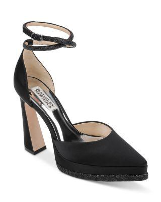 Women's Elaina Ankle Strap Pointed Toe High Heel Pumps by BADGLEY MISCHKA Women's Elaina Ankle Strap Pointed Toe High Heel Pumps by BADGLEY MISCHKA