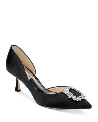 Women's Fabia II Embellished Pointed Toe Slip On Pumps by BADGLEY MISCHKA