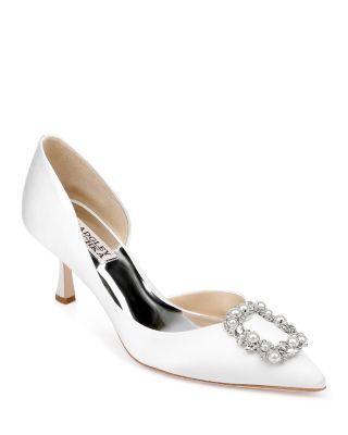 Women's Fabia Pointed Toe Slip On d'Orsay Pumps by BADGLEY MISCHKA
