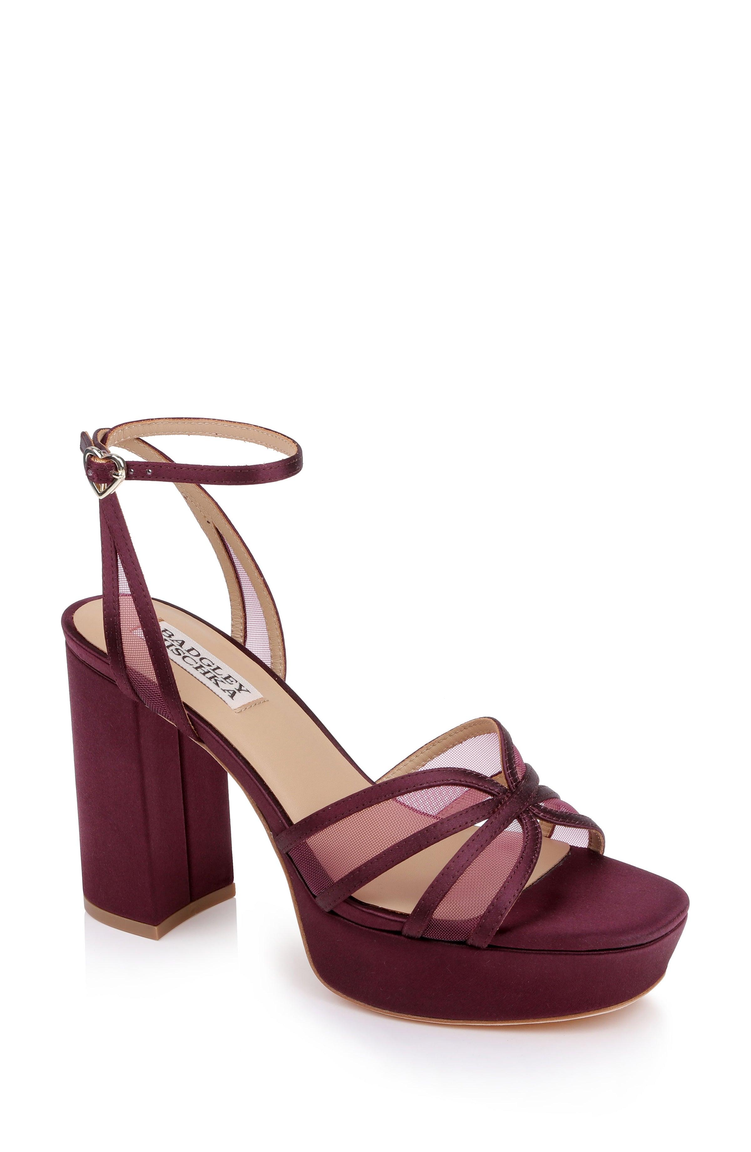 Yohana Platform Ankle Strap Sandal by BADGLEY MISCHKA