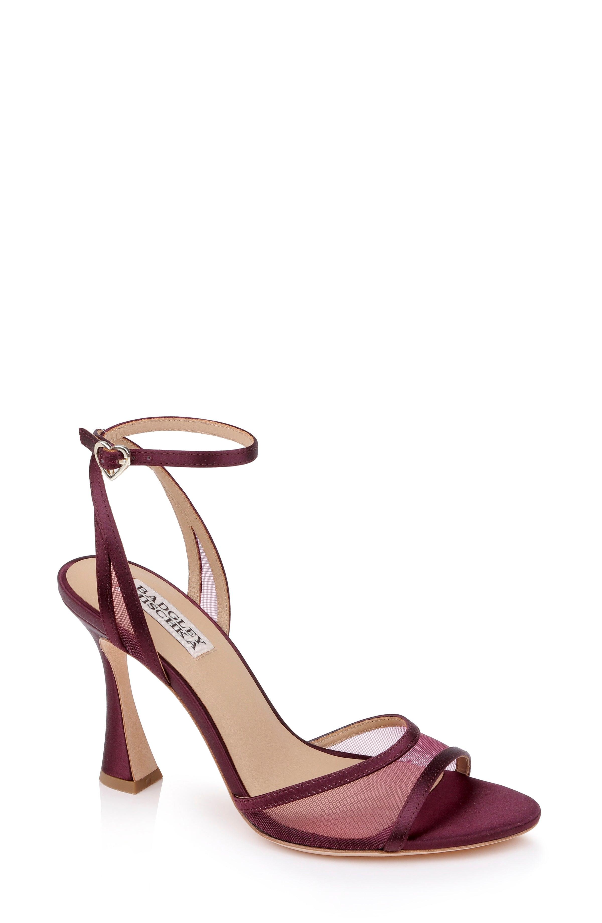 Ysabel Mesh Ankle Strap Sandal by BADGLEY MISCHKA