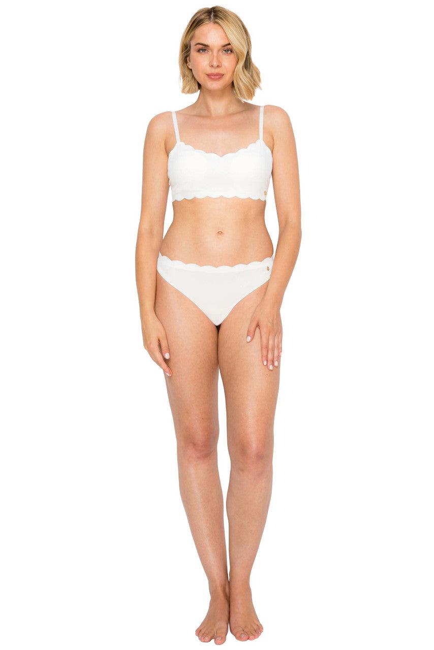 Yummy Baby Rib Scallop Thong by BADGLEY MISCHKA