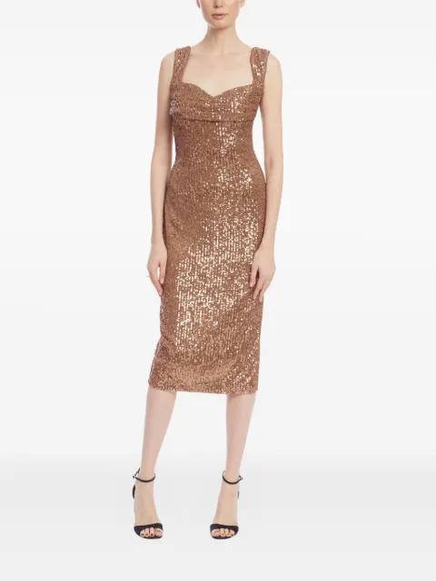sequin midi dress by BADGLEY MISCHKA