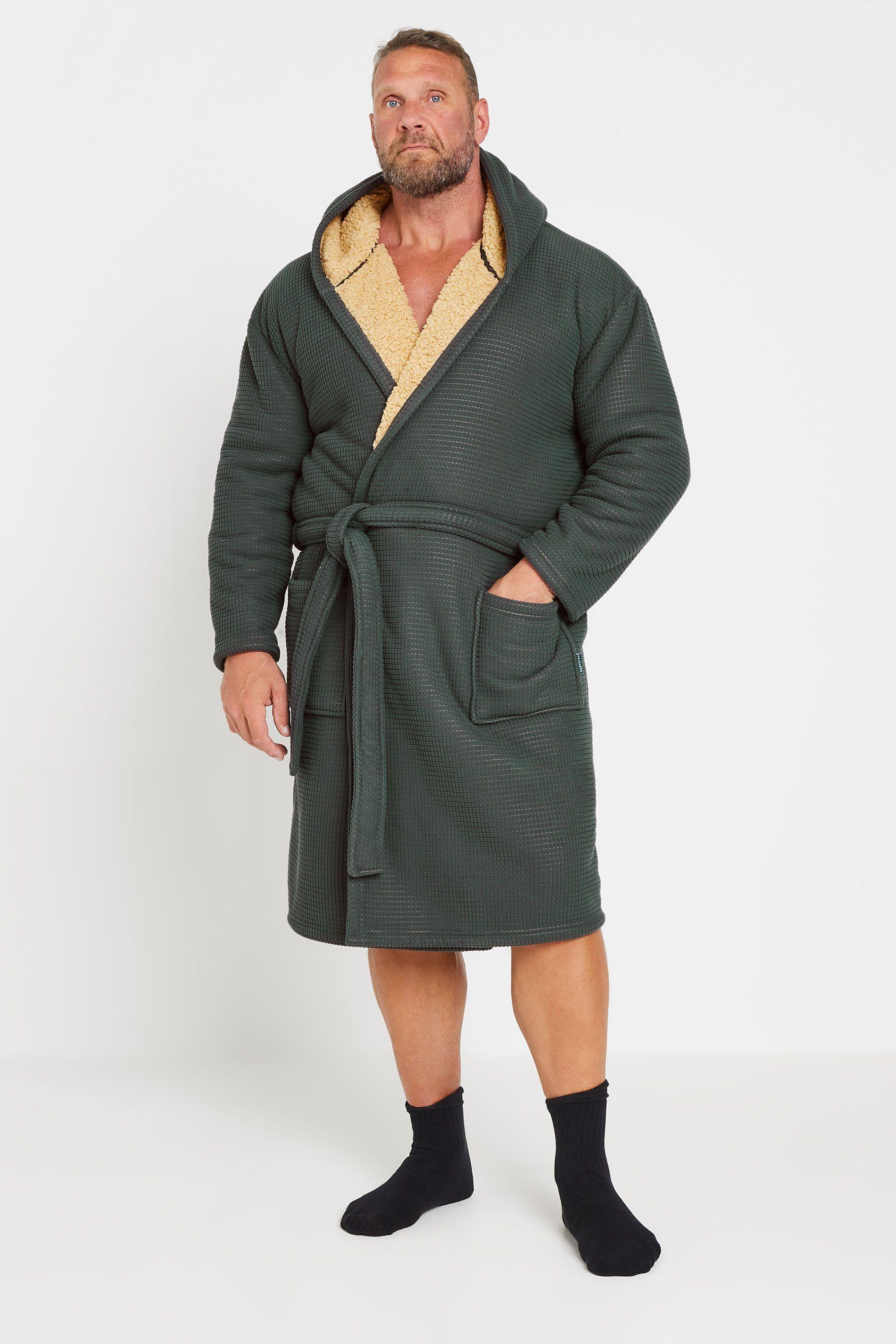 Borg Lined Dressing Gown by BADRHINO