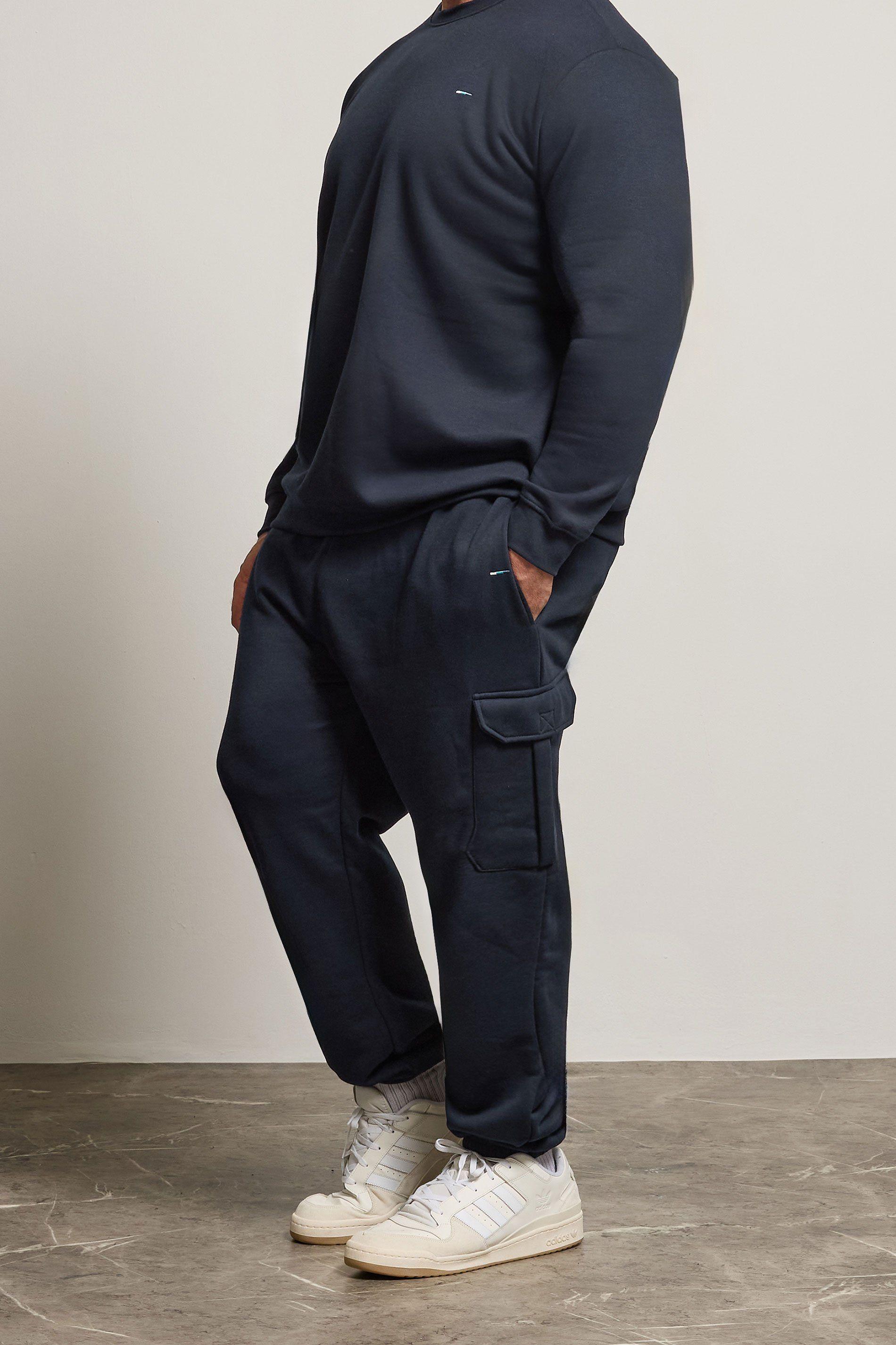 Elasticated Cargo Joggers by BADRHINO