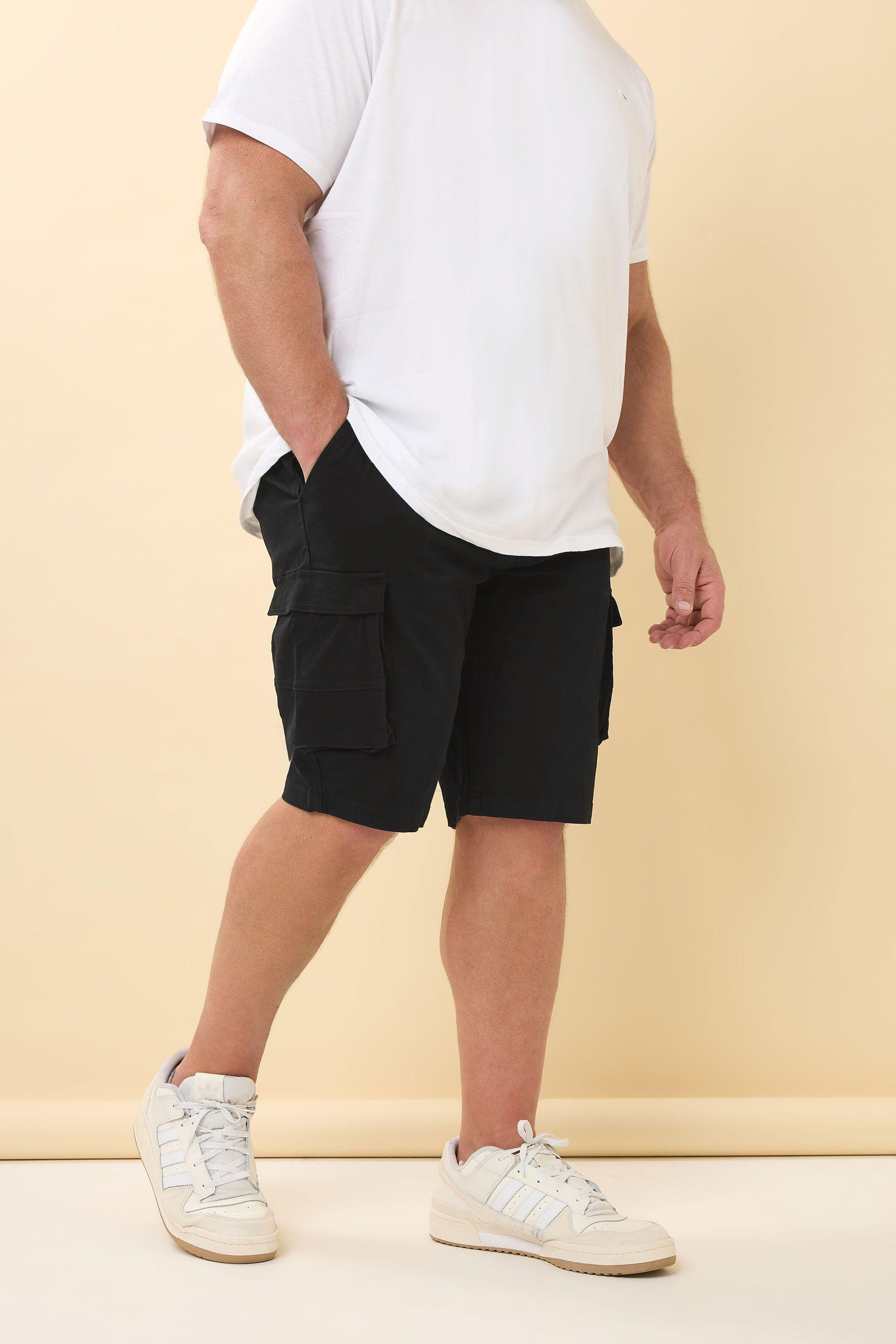 Stretch Cargo Shorts by BADRHINO