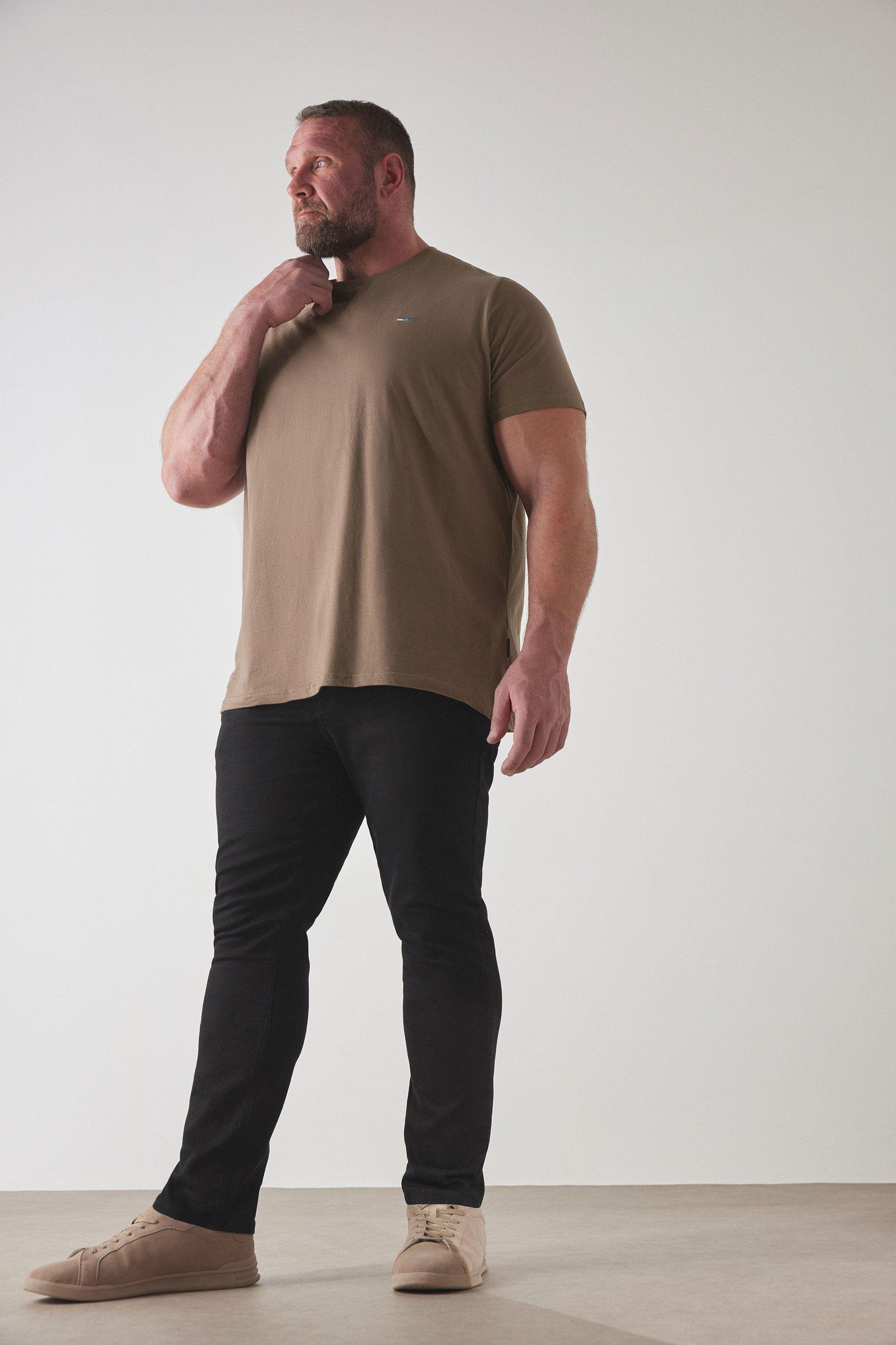 Tapered Stretch Jeans by BADRHINO
