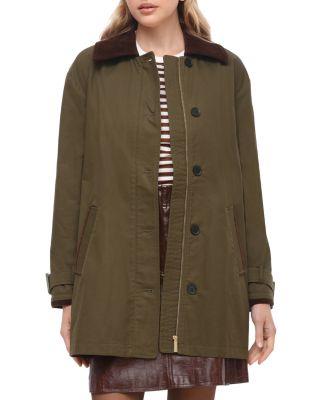 Contrast Collar Jacket by BAGATELLE
