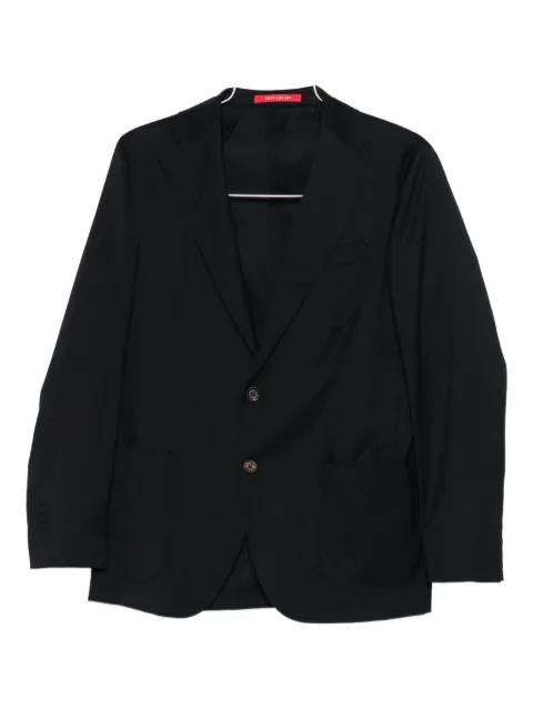 notched-lapel single-breasted suit by BAGNOLI SARTORIA NAPOLI