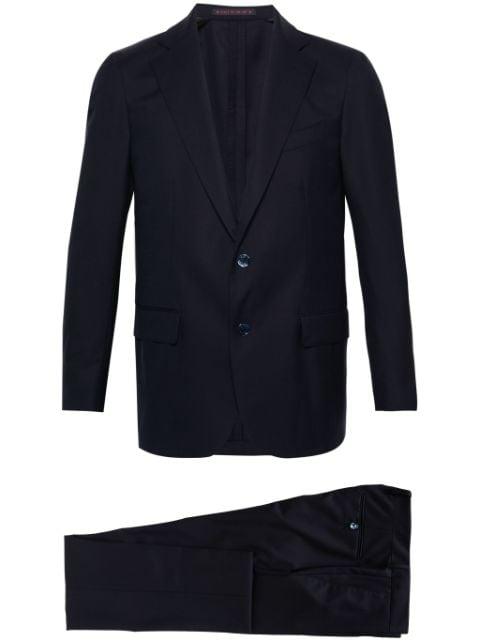 virgin-wool twill suit by BAGNOLI SARTORIA NAPOLI