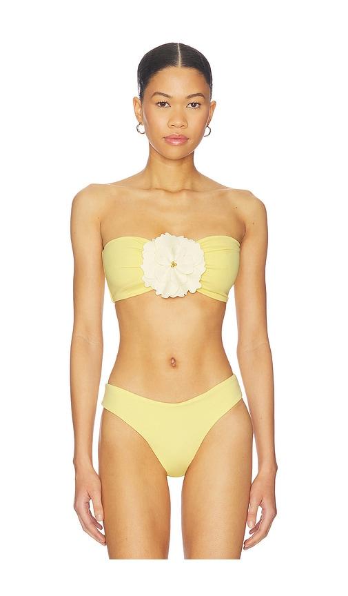 Bahia Maria Maia Bikini Top in Yellow by BAHIA MARIA