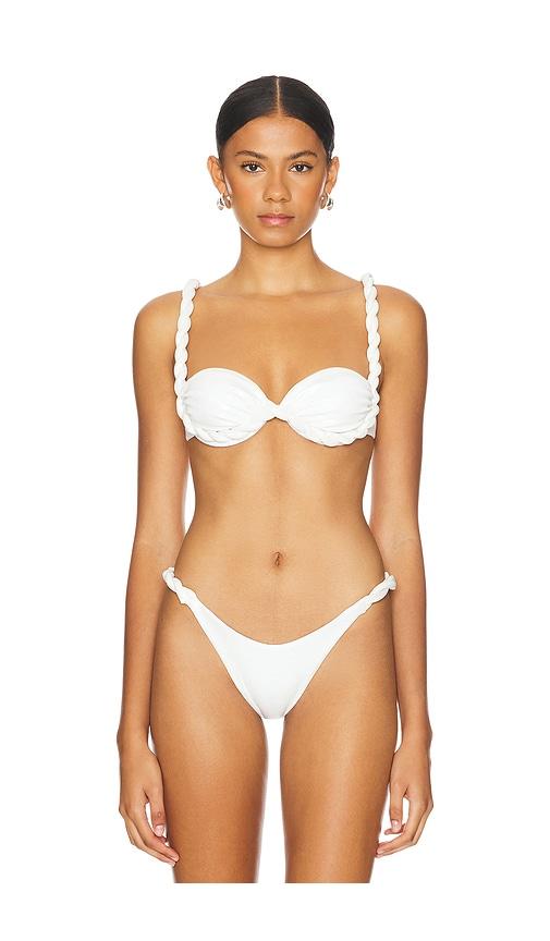 Bahia Maria Olivia Top in White by BAHIA MARIA