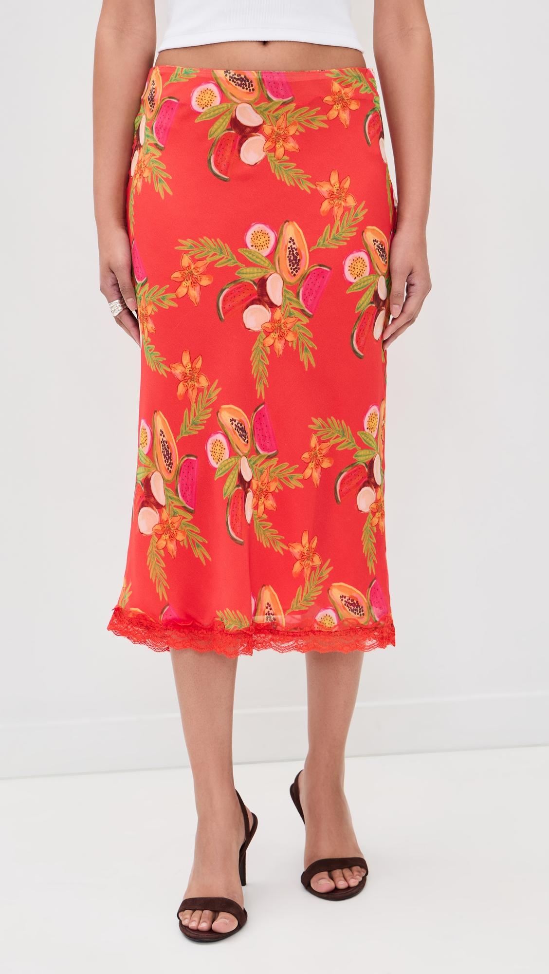 Papaya Skirt by BAILEY ROSE