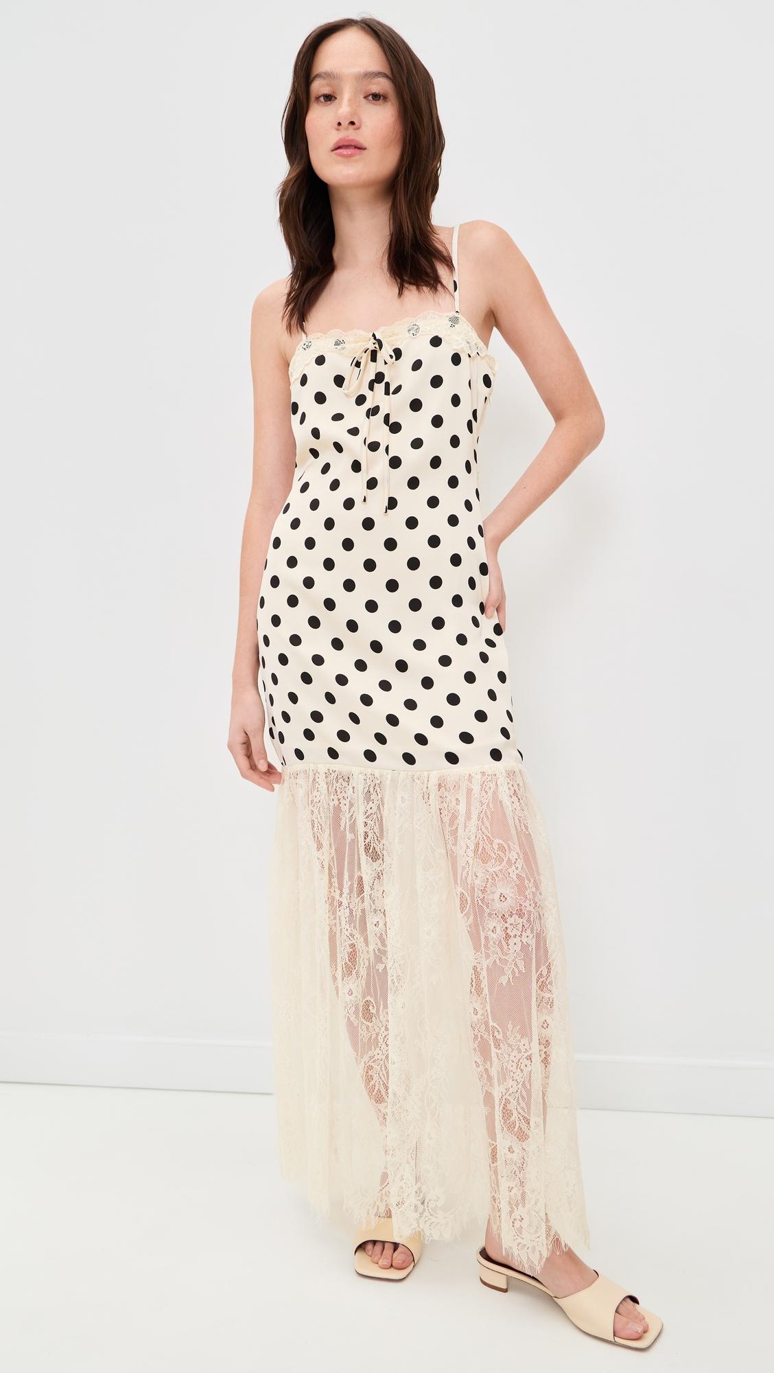 Polka Dot Maxi Dress by BAILEY ROSE