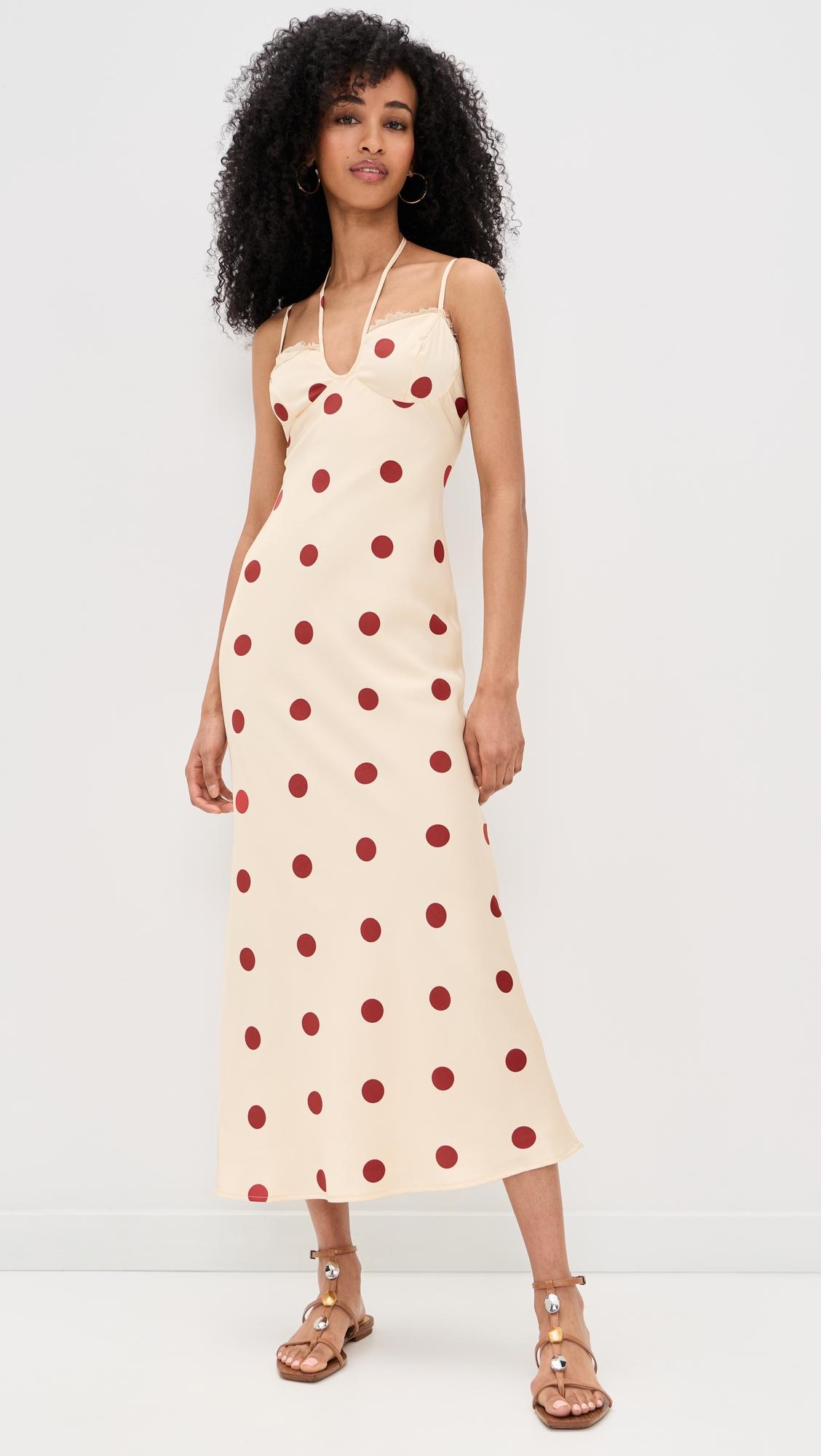Polka Dot Midi Dress by BAILEY ROSE