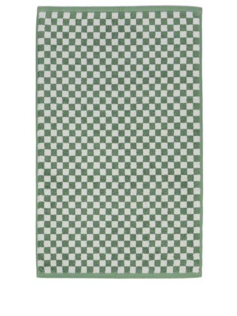 checkerboard-print organic cotton towel by BAINA