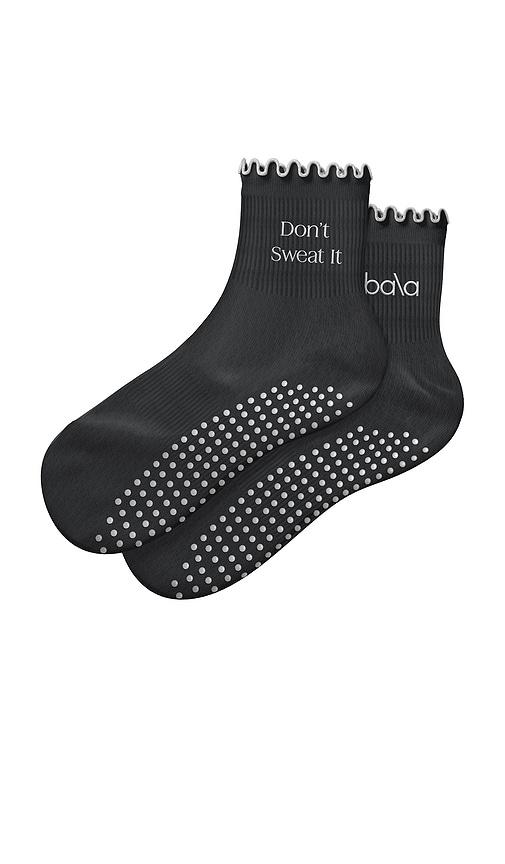bala The Frilly Sock in Charcoal by BALA