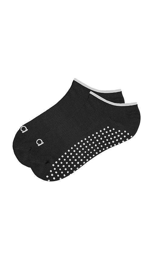 bala The Pilates Low Sock Charcoal in Charcoal by BALA