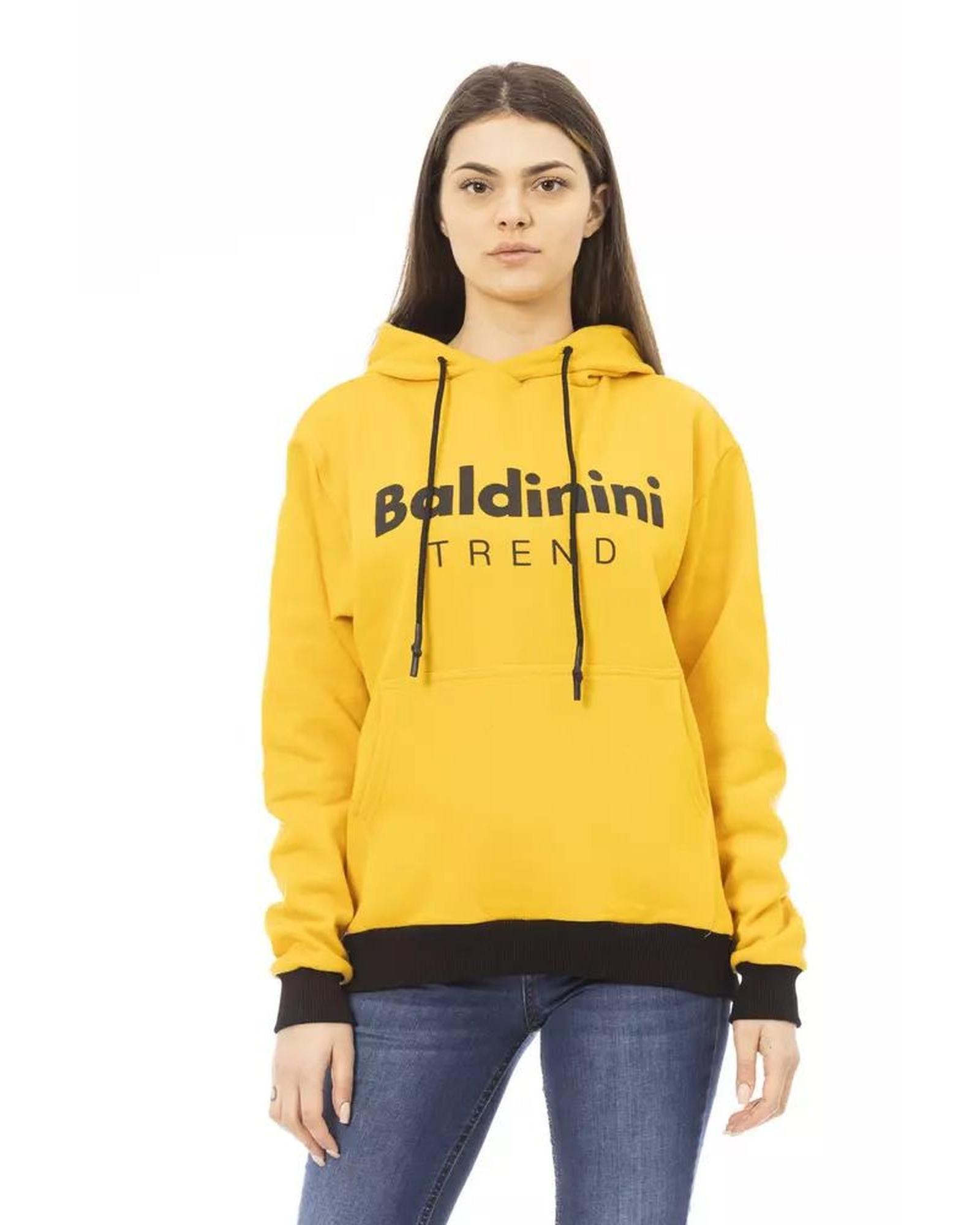 Yellow Hoodie BA22525Clothing by BALDININI TREND