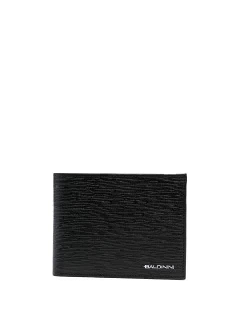 logo-print bi-fold leather wallet by BALDININI