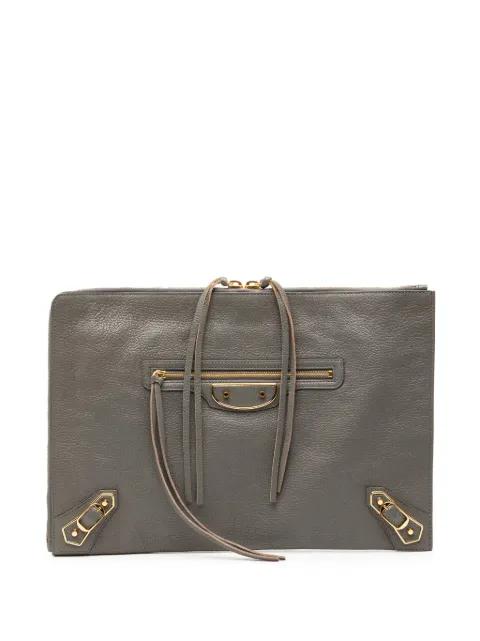 2005-2025 Lambskin Motocross Metallic Edge Flat clutch bag by BALENCIAGA 2005-2025 Lambskin Motocross Metallic Edge Flat clutch bag by BALENCIAGA