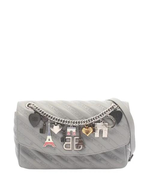 2010-2026 Leather BB Round Charm shoulder bag by BALENCIAGA 