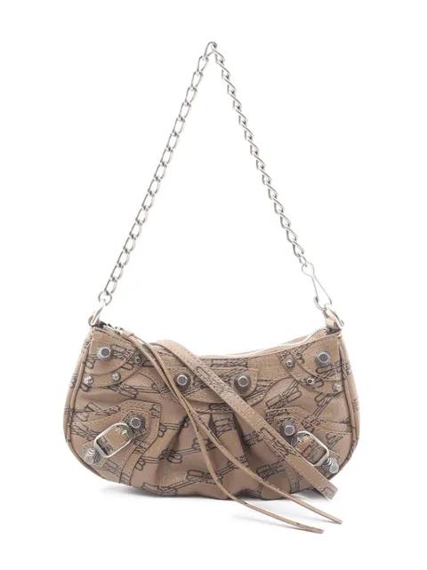 2010-2026 Mini BB Monogram Coated Canvas Le Cagole satchel by BALENCIAGA 
