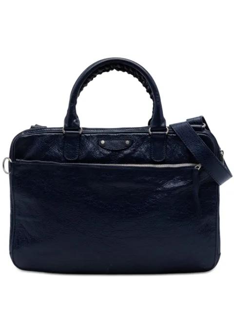 2013 Lambskin Motocross Giant 12 Briefcase business bag by BALENCIAGA 